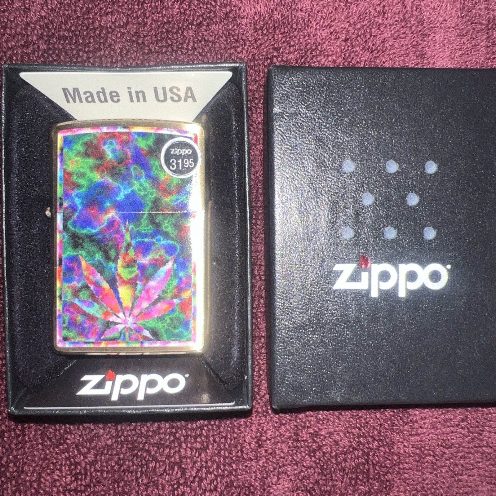 Zippo 49398 Leaf Design