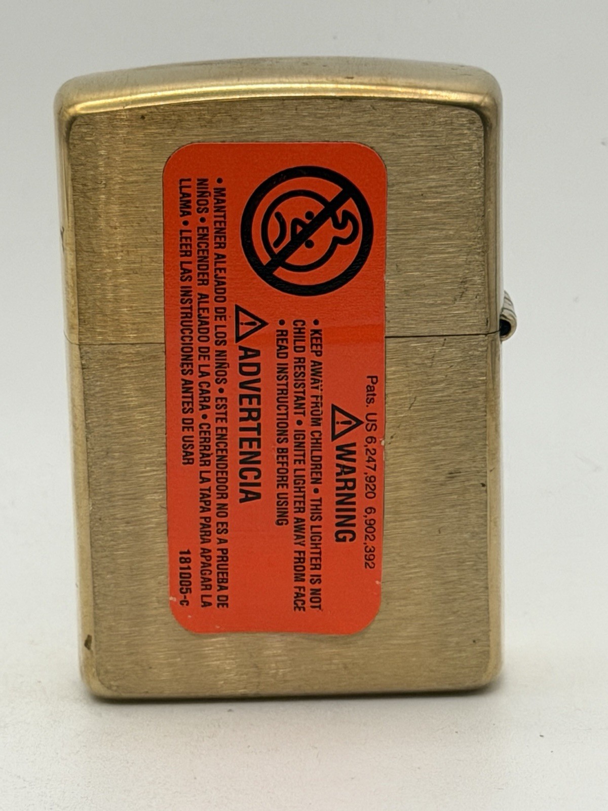 Rare 2016 John Wayne The Duke Fighting Spirit Brass Zippo NEW Bradford Exchange