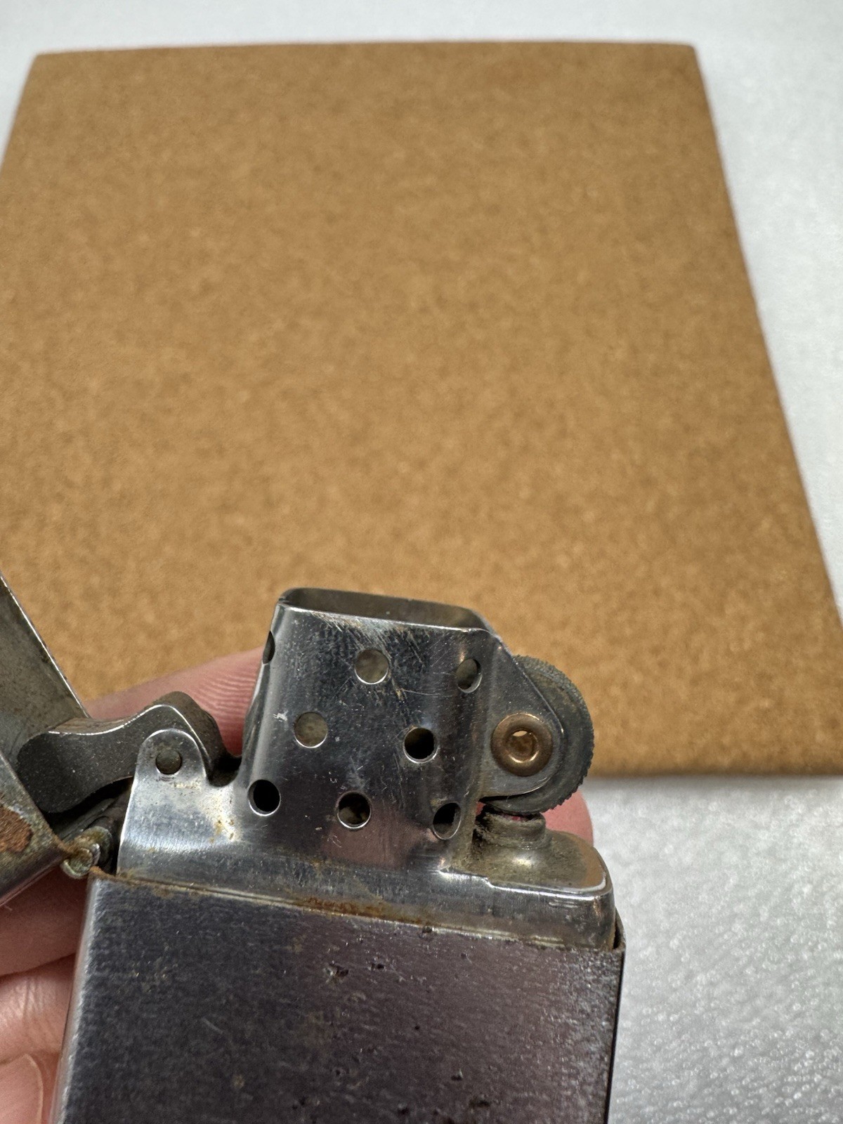 1940/50s Zippo Lighter General Sheet Steel 2032695 USA