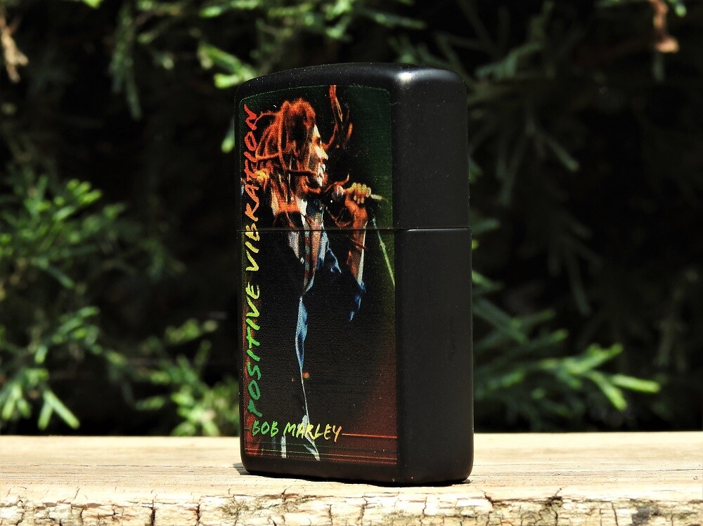 Zippo Lighter – Bob Marley – Positive Vibration – The Wailers – 4/20 – Cannabis