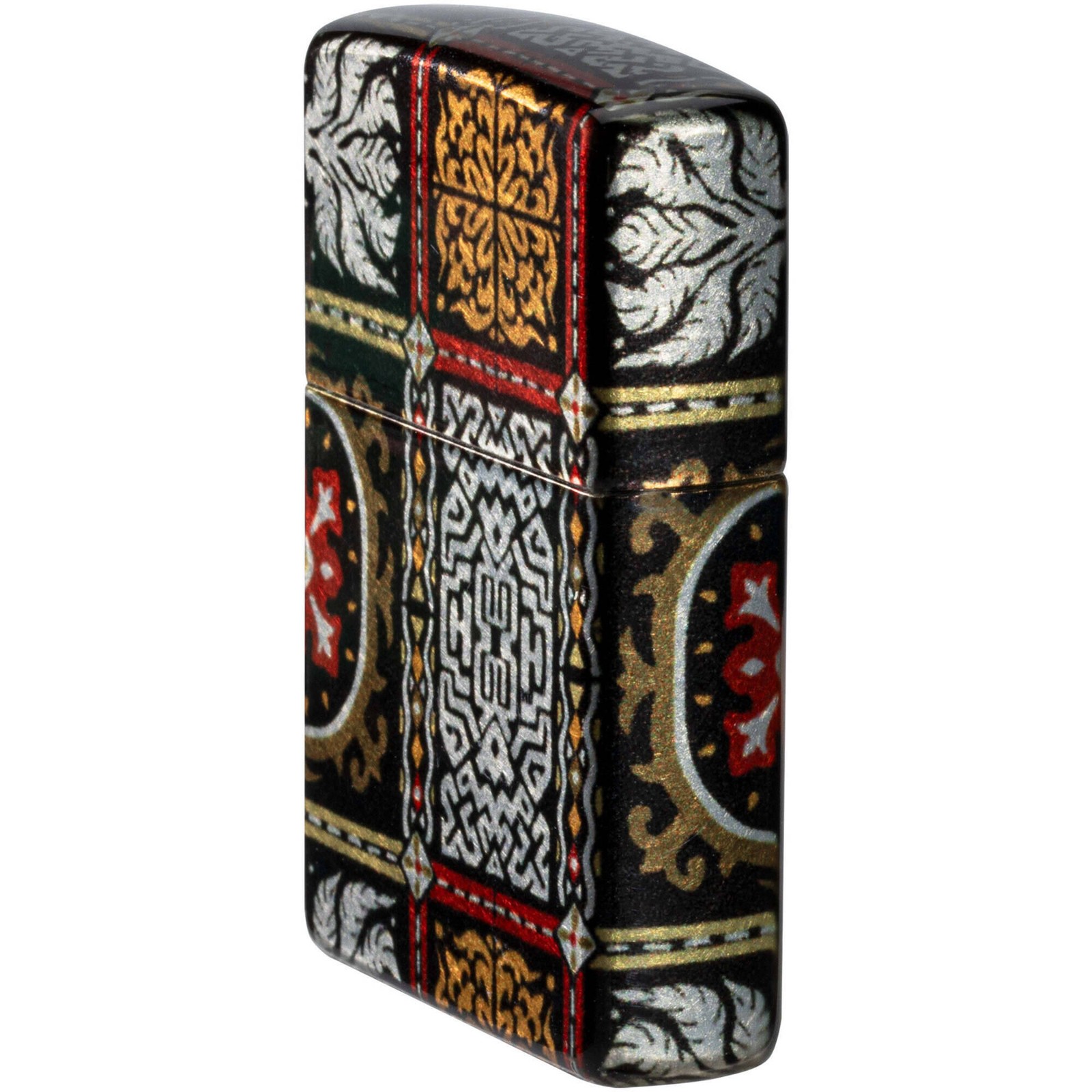 Zippo Windproof Lighter Tapestry Pattern Design Glimmering Metallic Finish 46146