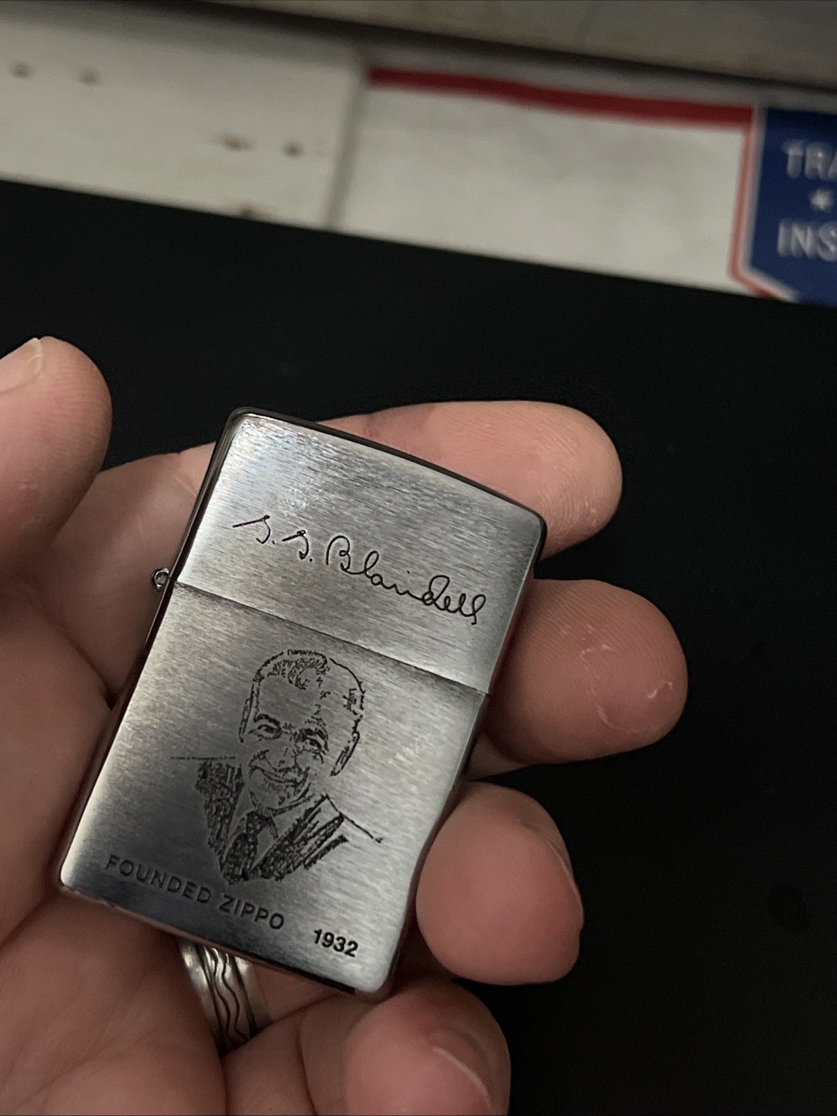 Zippo Lighter Sealed- GEORGE BLAISDELL – FOUNDED ZIPPO – Zippo Lighter 2015