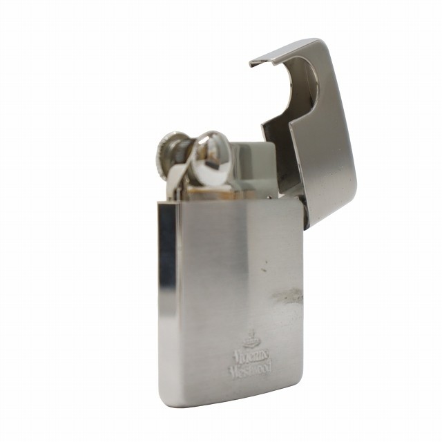 Vivienne Westwood ZIPPO Gas Lighter Silver Used