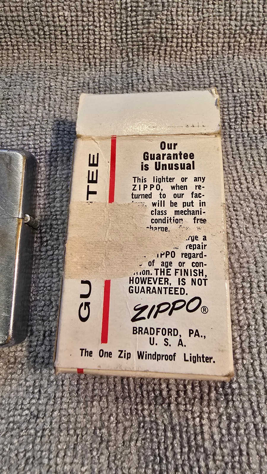Vtg Zippo 1950-1957 Military Transportation Arctic Group Exploro