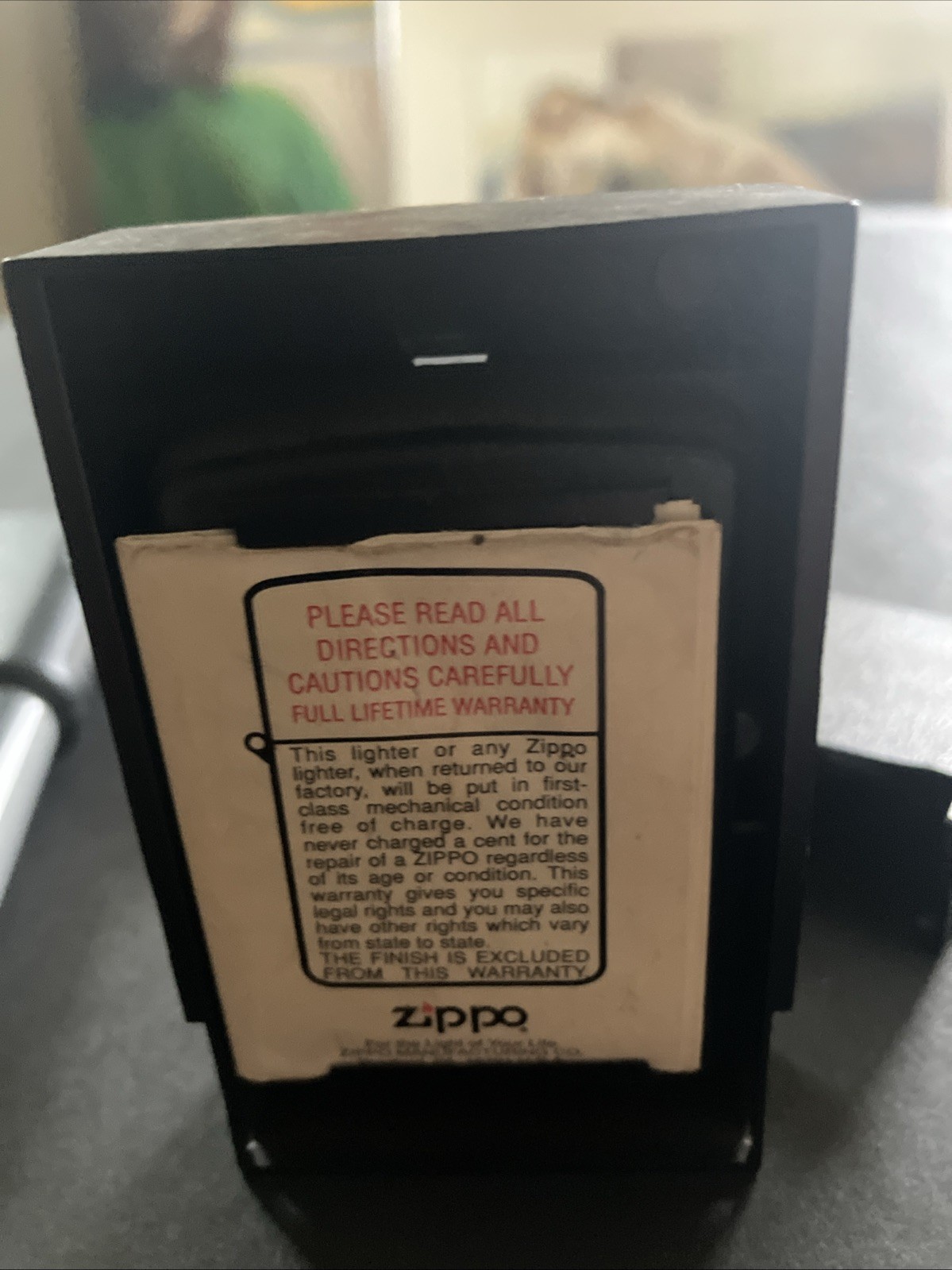 A XI Marines Zippo Lighter Untested Looks Like 22 Holes In The Chimney ￼