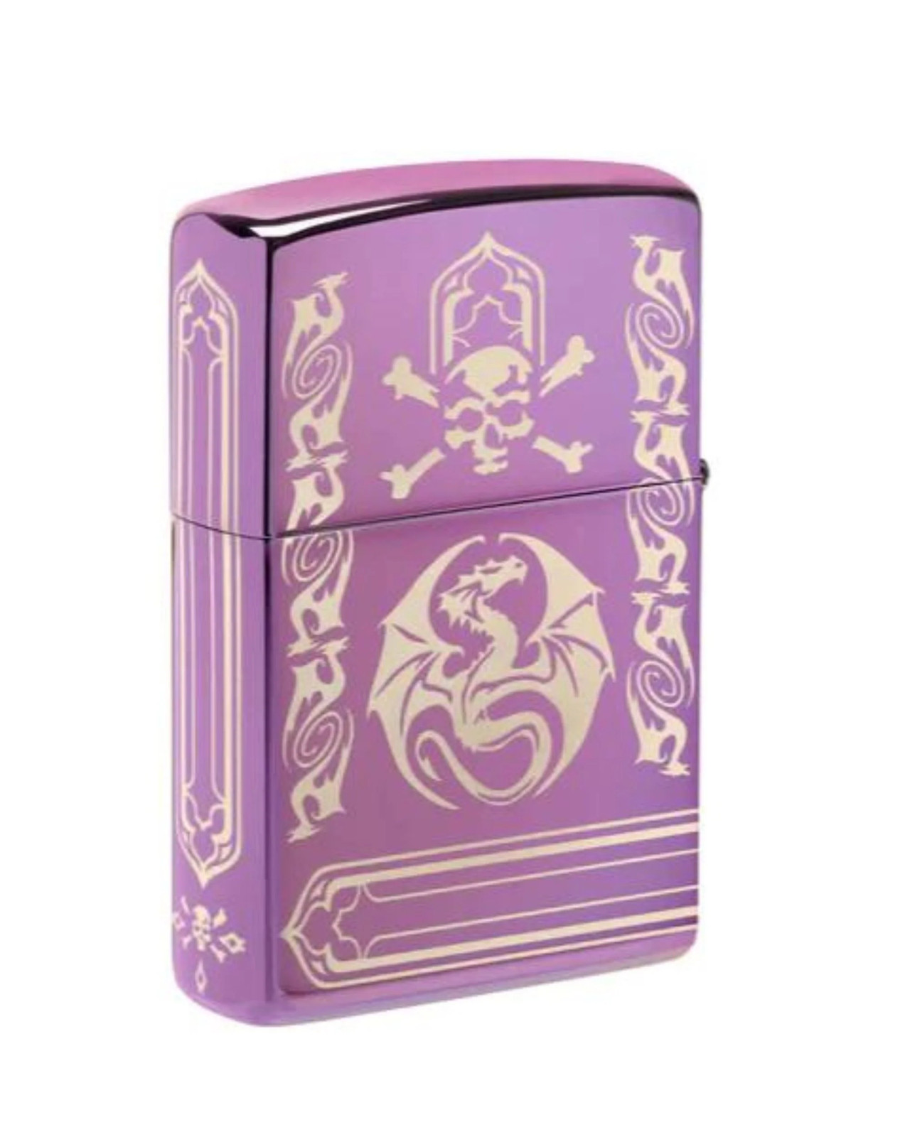 Zippo Lighter 48574 Anne Stokes Windproof Collectable Lilac Unisex