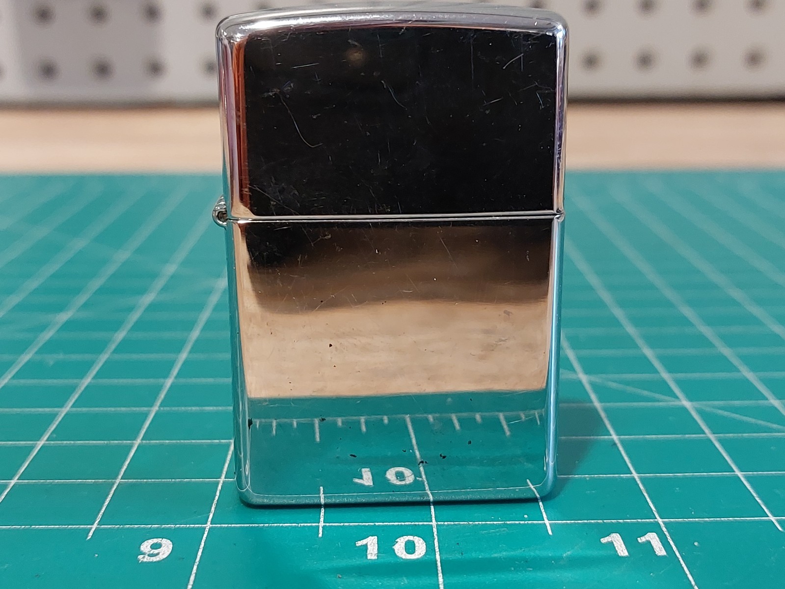Vintage 1998 Plain Chrome Zippo Lighter Needs Flint