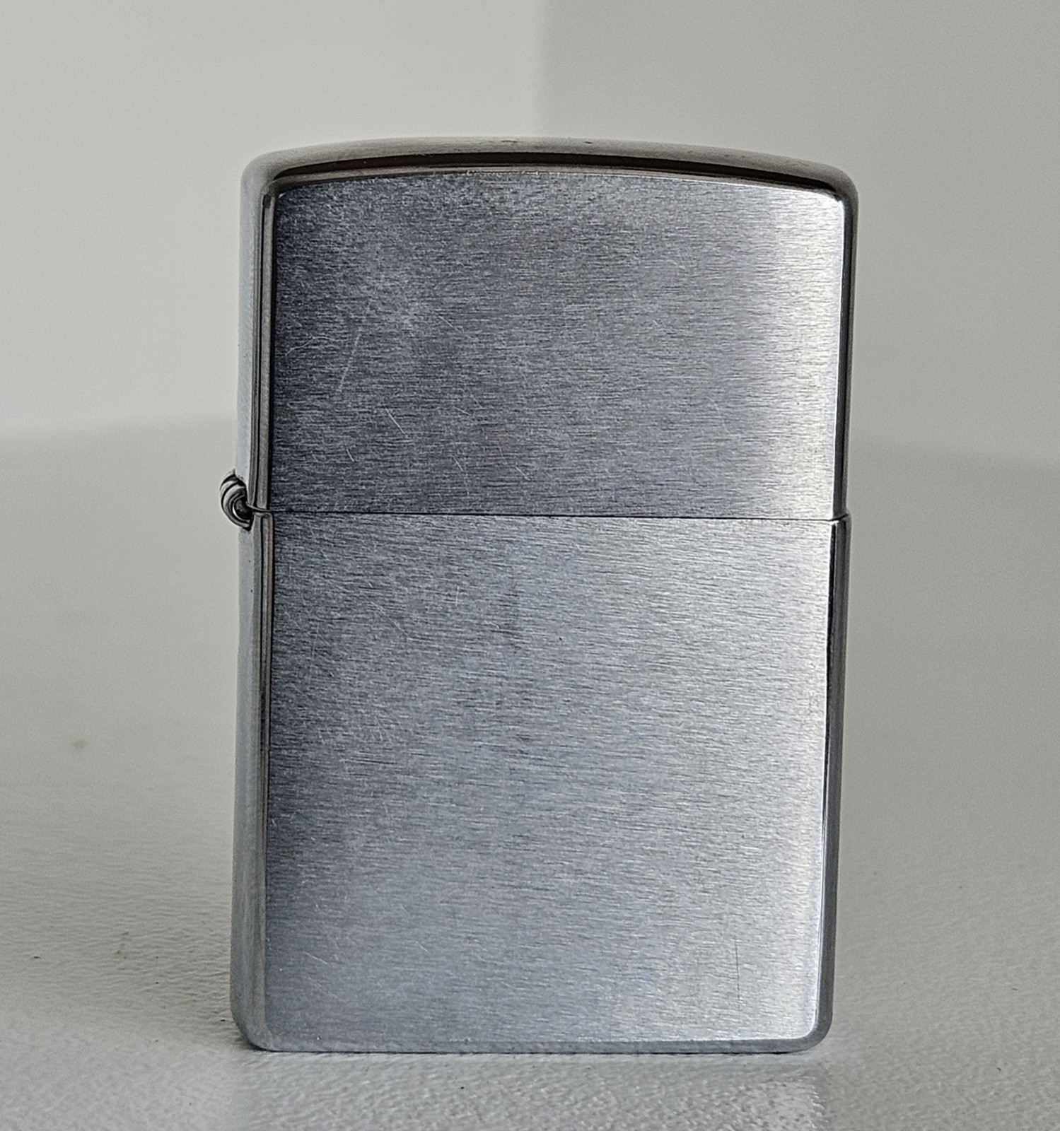 Vintage 1997 Zippo Lighter Brushed Chrome Flip Top Bradford PA Made in USA