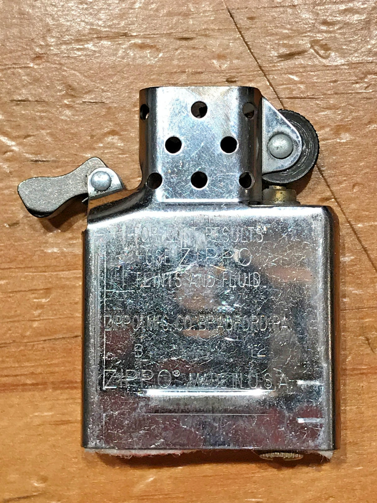 CLASSIC BLACK & WHITE PLAYBOY BUNNY LOGO ZIPPO LIGHTER MADE IN BRADFORD PA