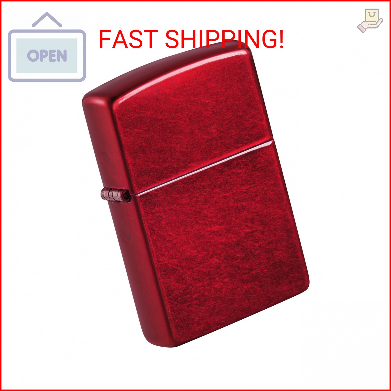 Zippo Candy Lighter, Apple Red