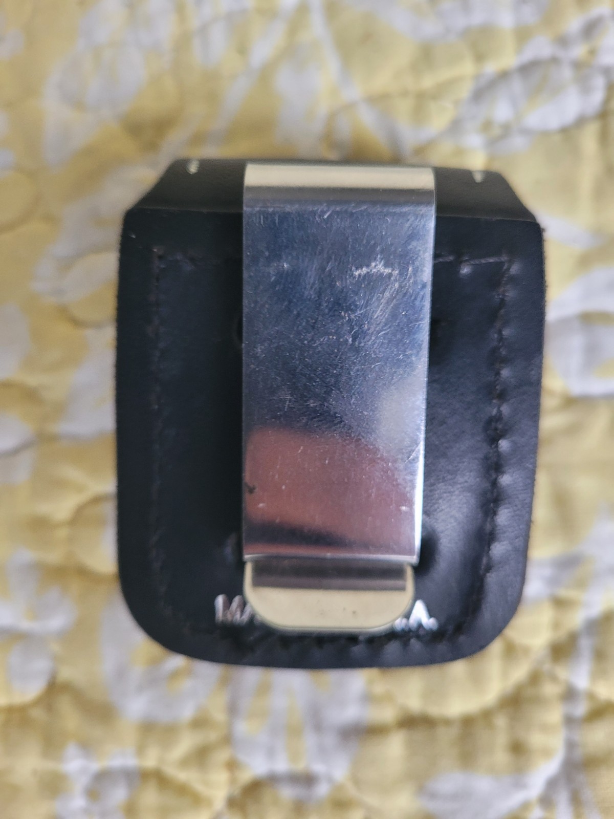 Zippo Lighter BLACK LEATHER POUCH Holster Belt Holder Case USA 🇺🇸