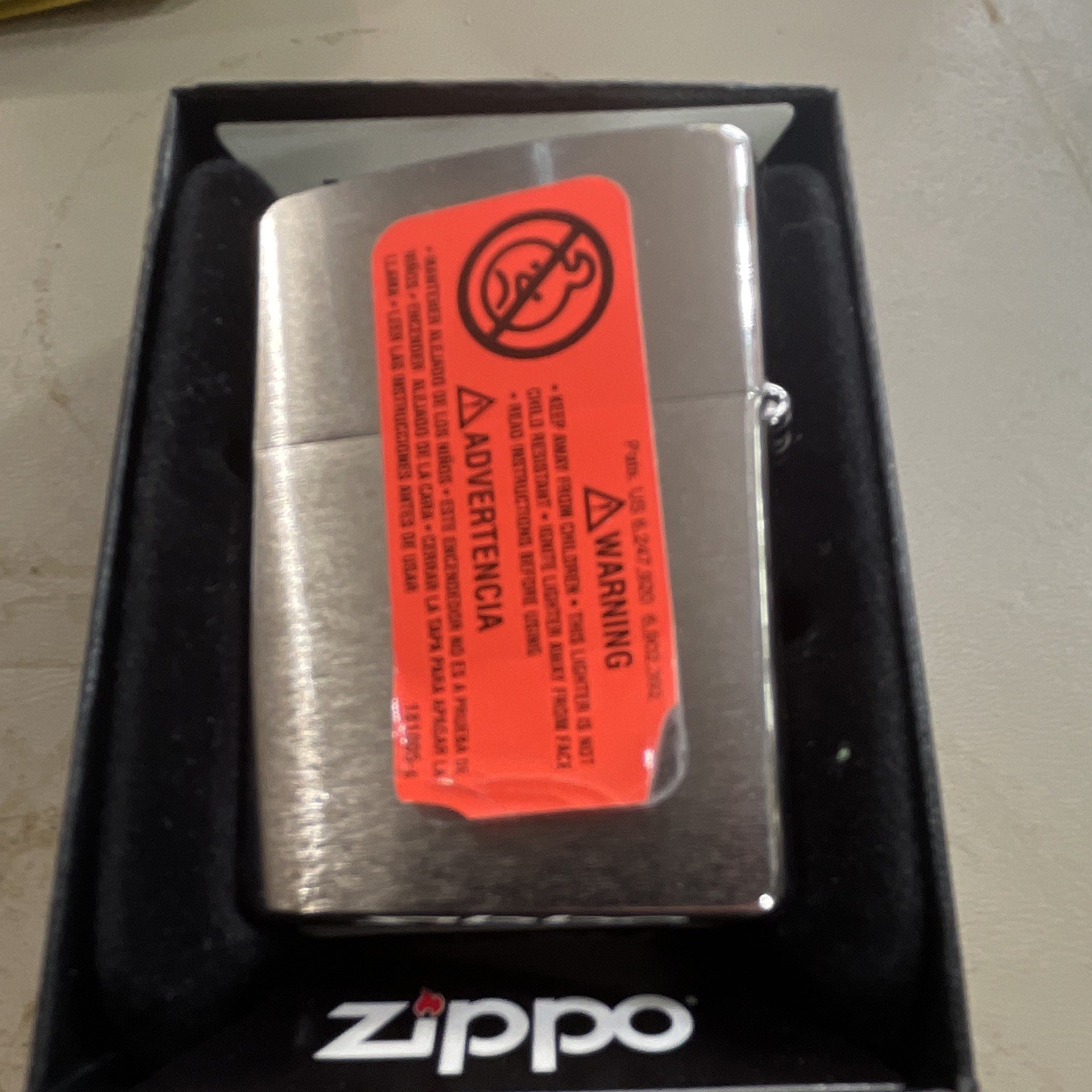 Zippo USS Enterprise (CVN-65) Military „Ready on Arrival“ Lighter w/ Zippo Box