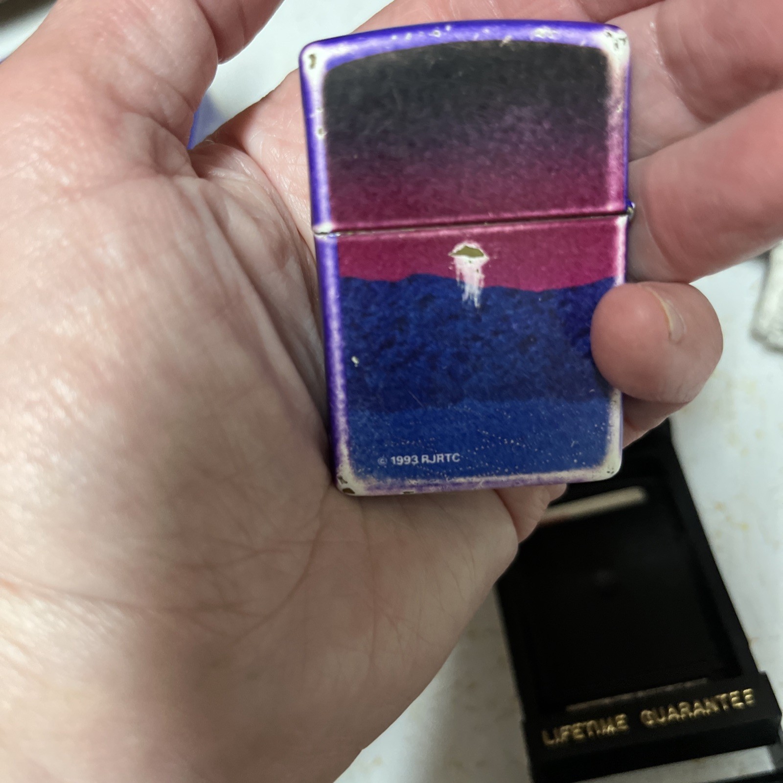 Collectable Zippo Lighter Joe Cool Plus Racing Tin