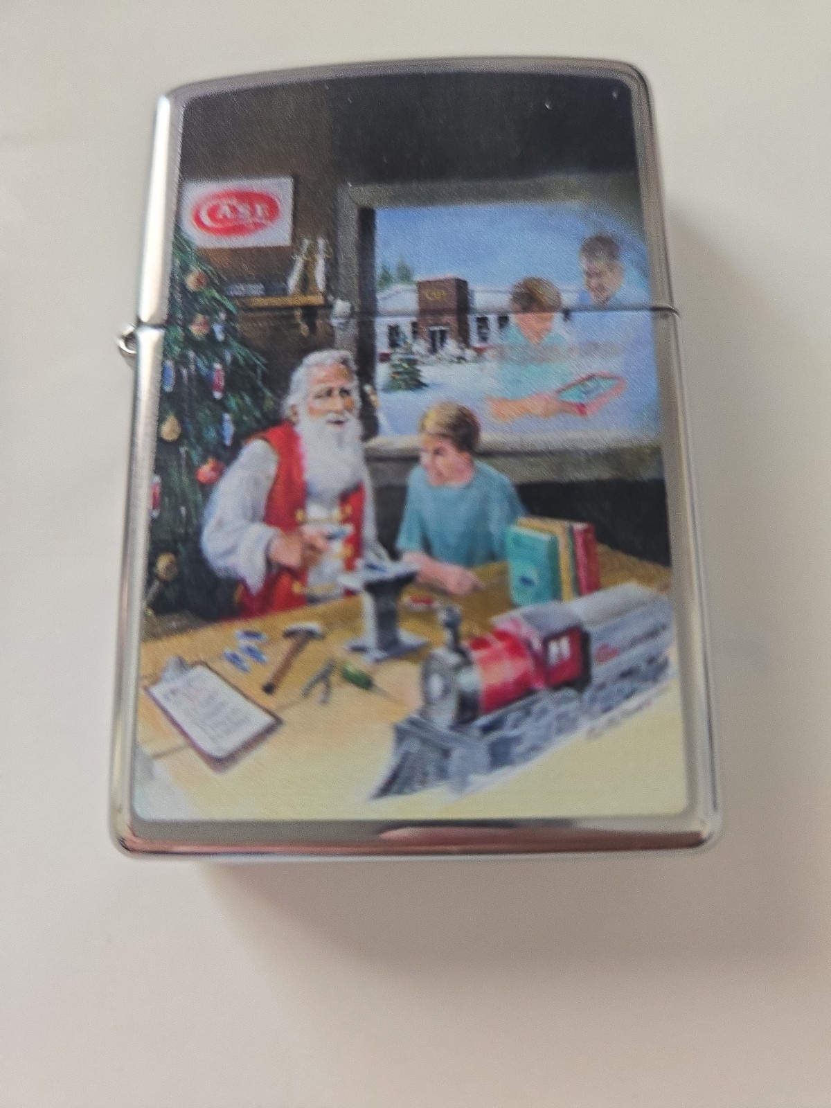 Zippo Lot Of 4 Case Knives Merry Christmas Happy Holidays 2-2012 1-2010 & 1-2011