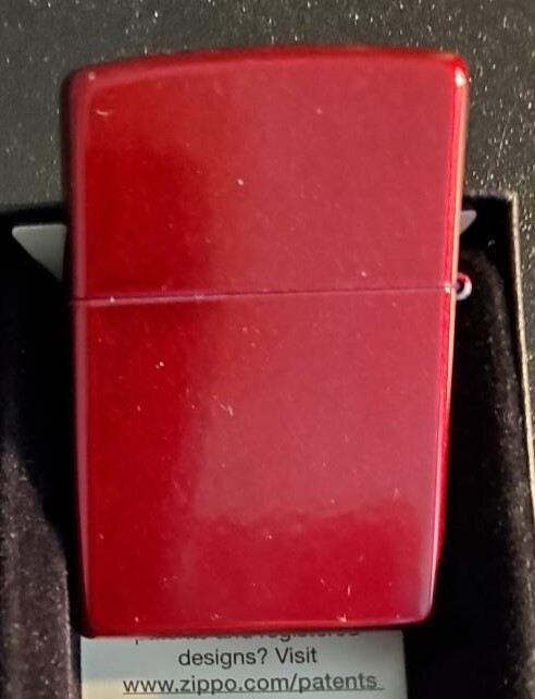 Zippo Lighter 2014 21063 Candy Apple Red Mt, Unfired