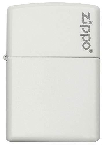 Zippo Z-00214ZL Lighter, Durable White Matte Finish, Color Image, Classic Win…