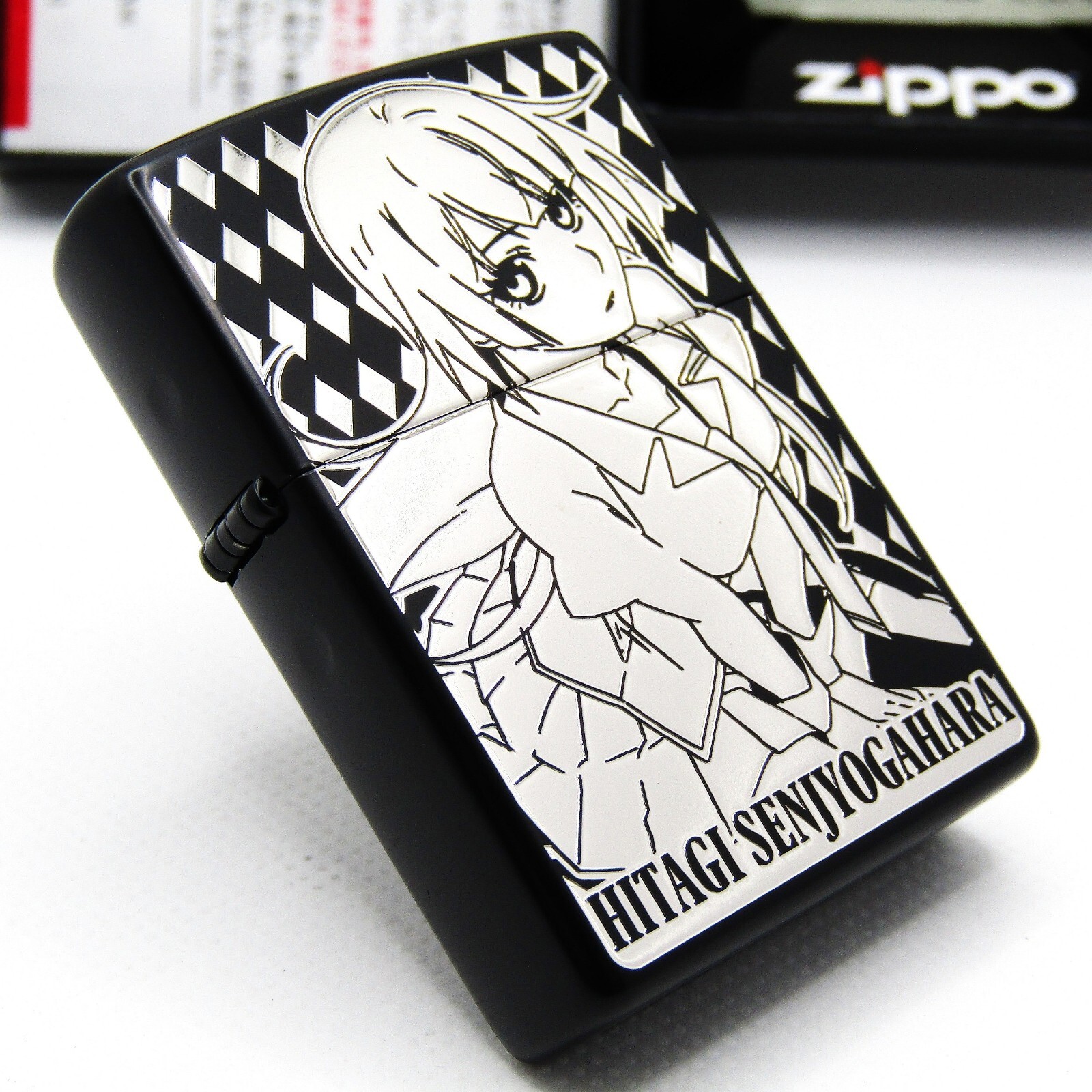 Monogatari Series Hitagi Senjougahara Japan Anime Zippo Oil Lighter 2024 MIB