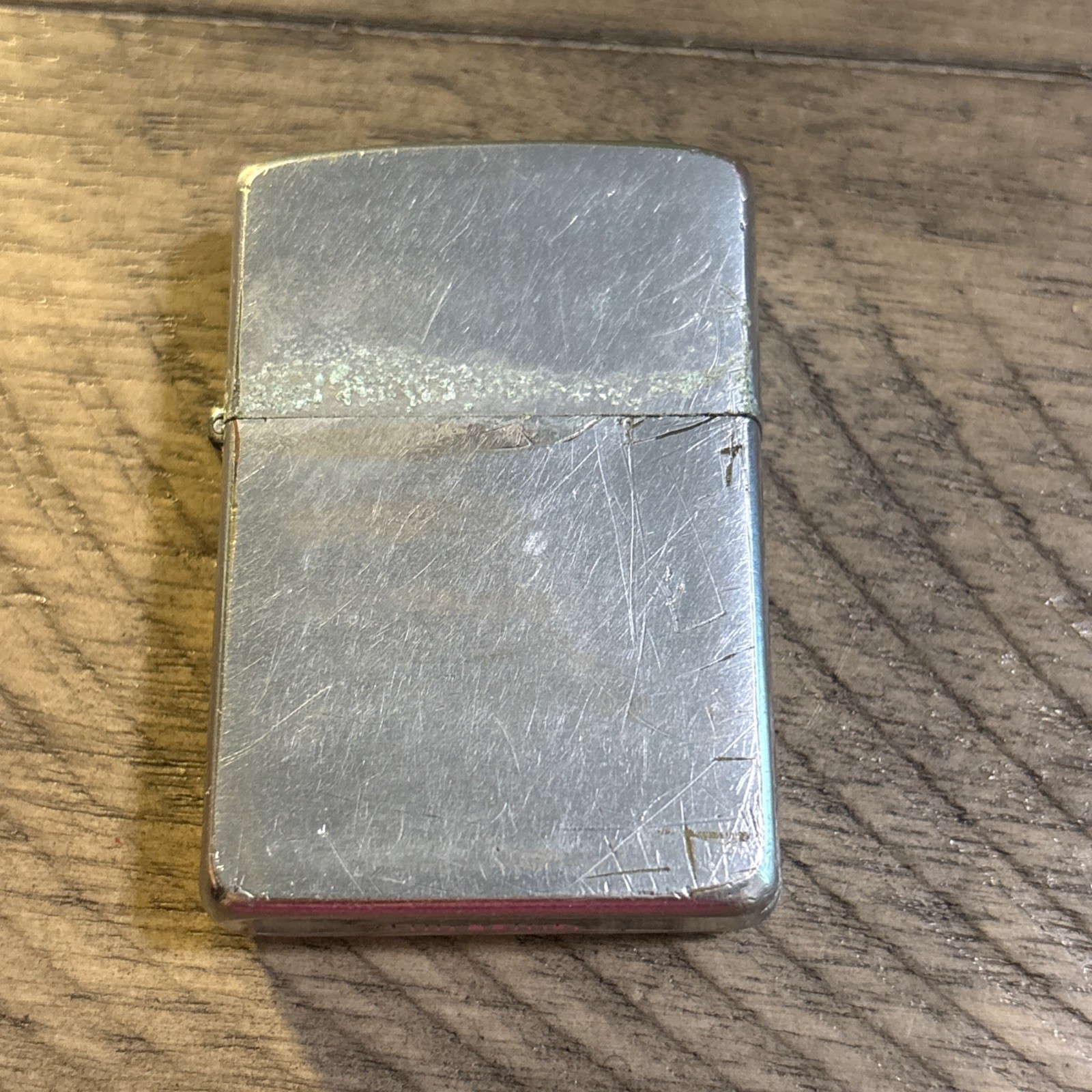 Vintage Pre-Owned 2517191 Zippo Cigarette Lighter Plain Street Chrome 1958