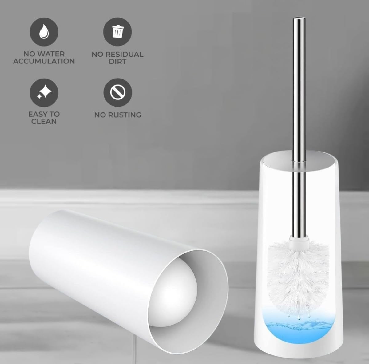 Toilet Brush Premium Loo Brush And Set For Elegant Bathrooms Durable And