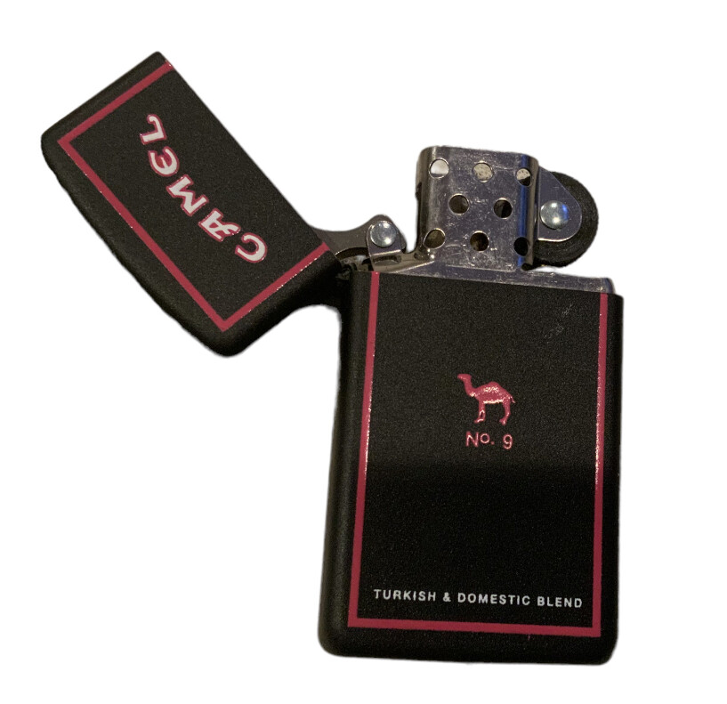 Zippo Camel No 9 Lighter Turkish & Domestic Blend Black Red Limited Edition Rare
