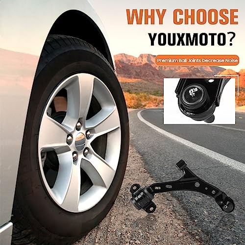 2PCS Front Lower Control Arms with Ball Joint Assembly Suspension Kits Fit for