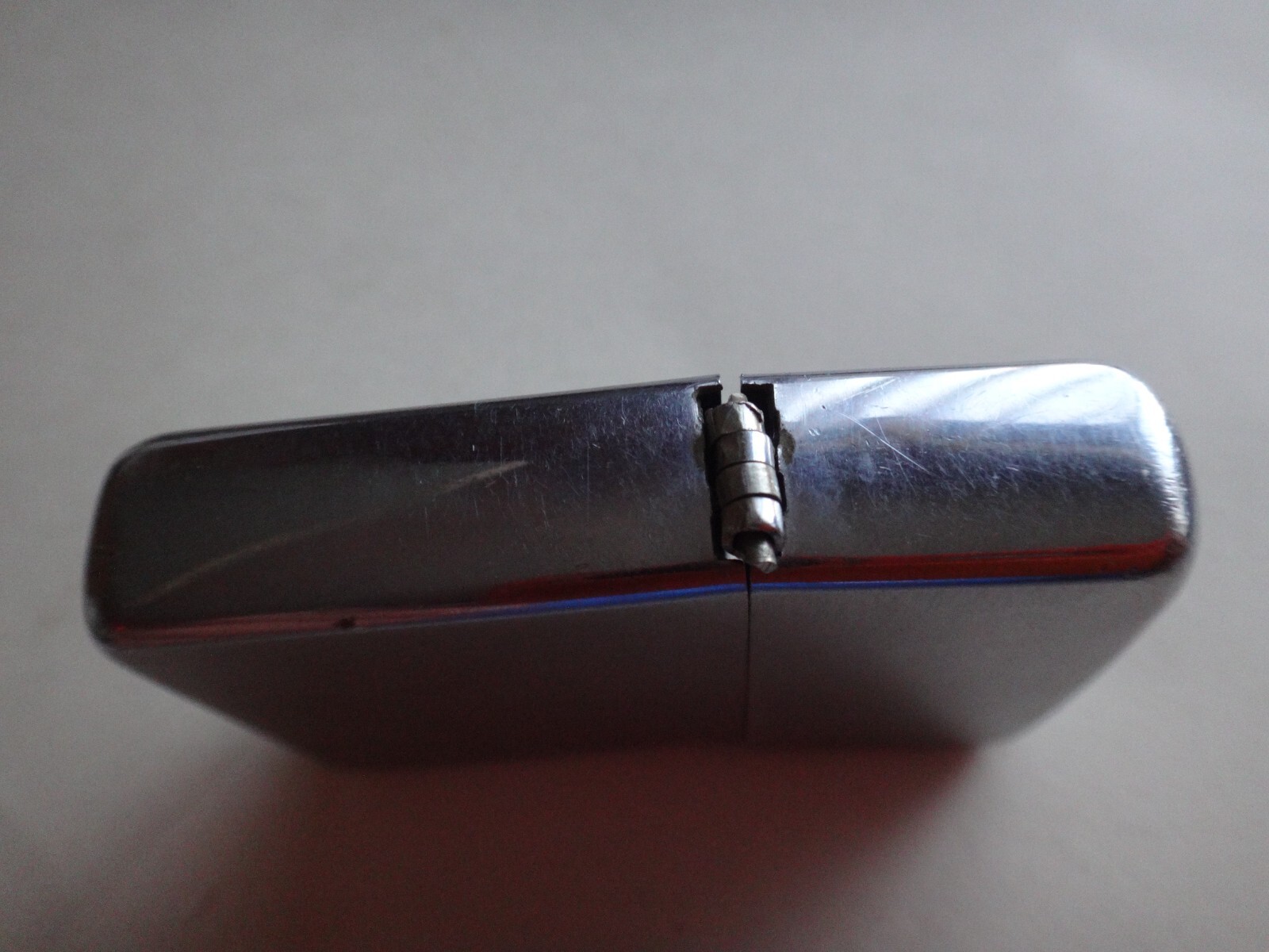 Vintage Circa 1958-59 Brushed Chrome Zippo Lighter PAT. 2517191 PAT. PEND.