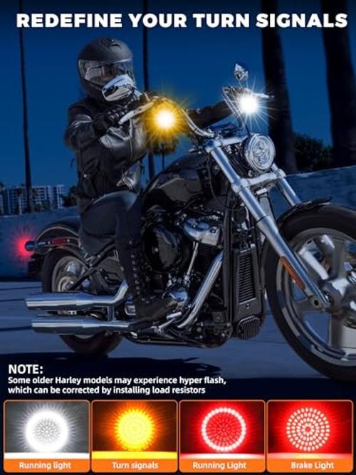 New 1157 LED Turn Signals, Ultra-bright Led Blinker 1156 81 Led Chips Bullet