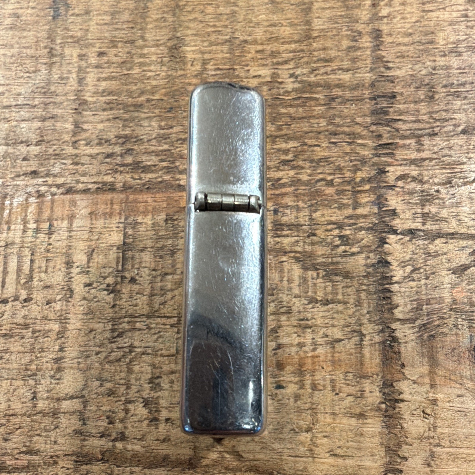 Zippo Windproof Silver Lighter Case Bradford, PA Made in U.S.A. 07