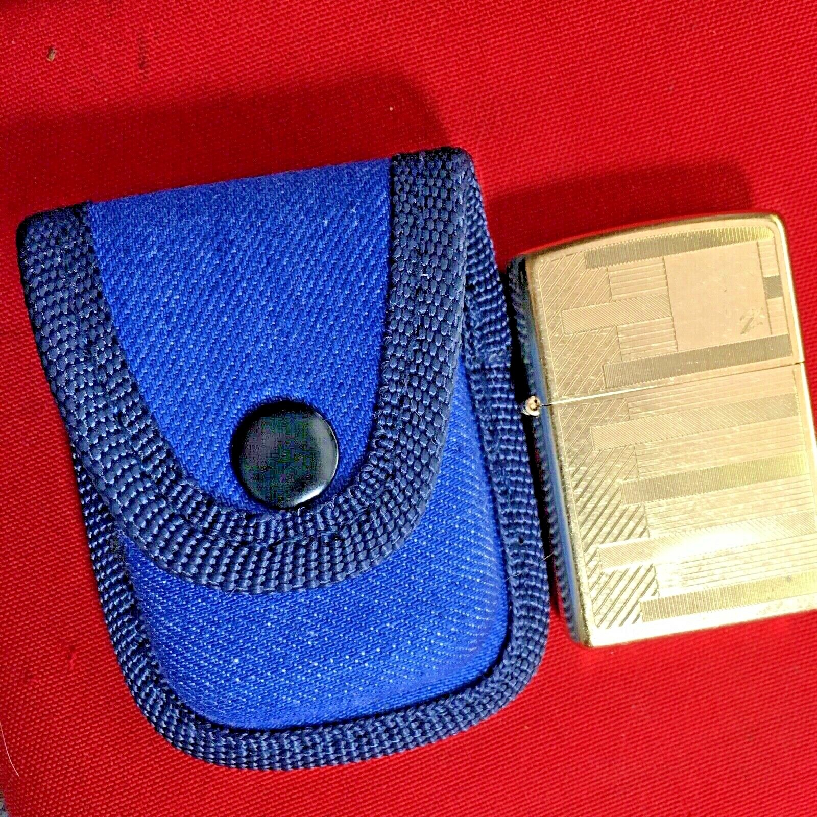DENIM fits ZIPPO LIGHTER POUCH BELT SHEATH BLUE