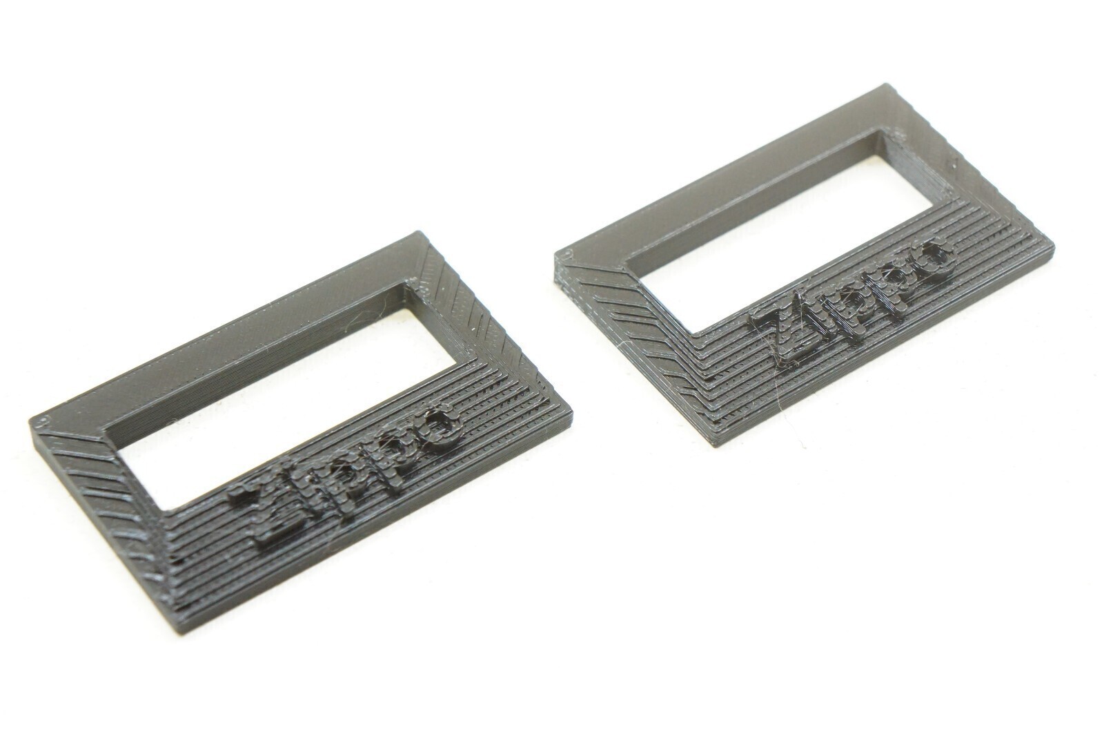 Display Stand Sturdy Base Holder for Zippo Lighter 2-pack *Black*