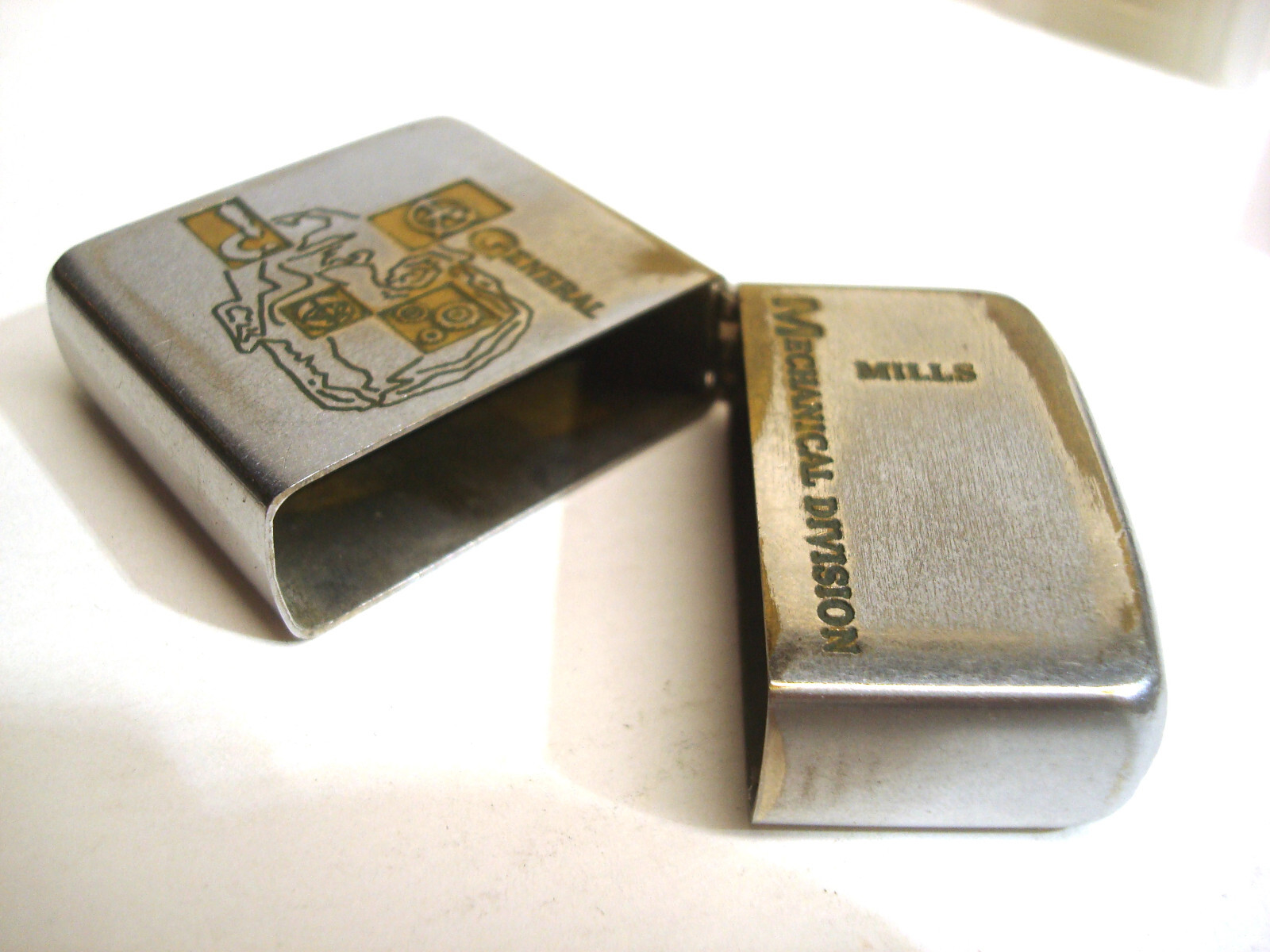 General Mills Mechanical Division Zippo Lighter Black Box Strato-Lab Rare 1950s
