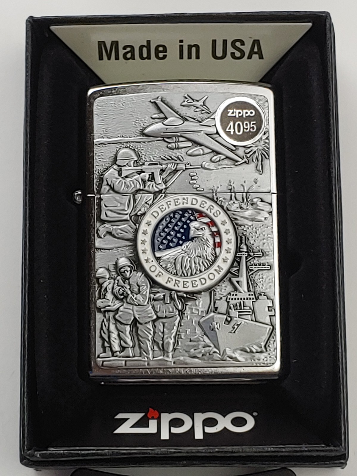 ZIPPO 24457 JOINED FORCES on STREET CHROME Windproof Lighter NEW – SEP (I) 2021