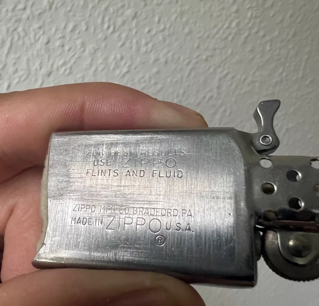 vintage zippo lighter/Silver 800/🇺🇸
