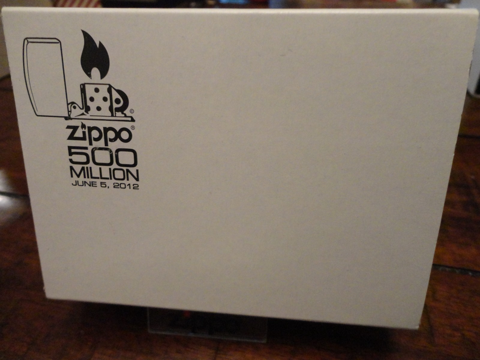 500 MILLION ZIPPO LIGHTER #27021 LIMITED EDITION 2012
