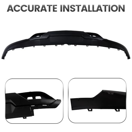 Front Bumper Lower Valance Compatible Bumper Lower Valance W/O Tow Hook Holes