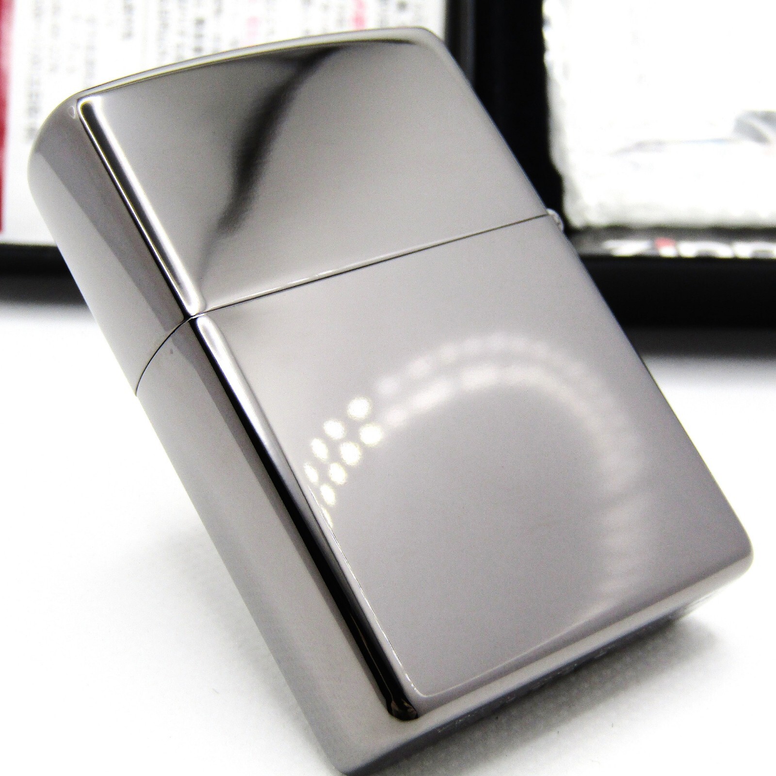 Native Hammer Onyx Black Zippo Oil Lighter 2015 MIB Rare