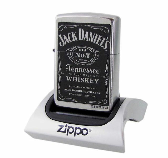 Set of 2 Zippo Magnetic Lighter Display Stand, Silver & Black 142226, New In Box
