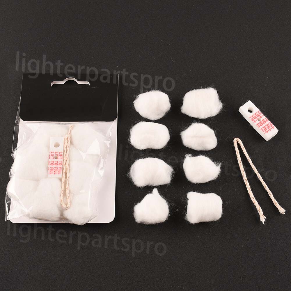 For Zippo Lighters, Cotton kit; Felt pad, Wick, Cotton High quality