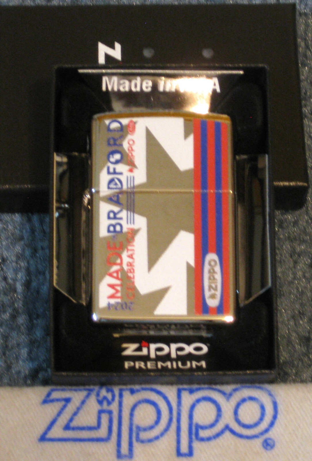 ZIPPO MADE IN BRADFORD Lighter 2024 CELEBRATION Sealed NEW Mint LIMITED 55/100