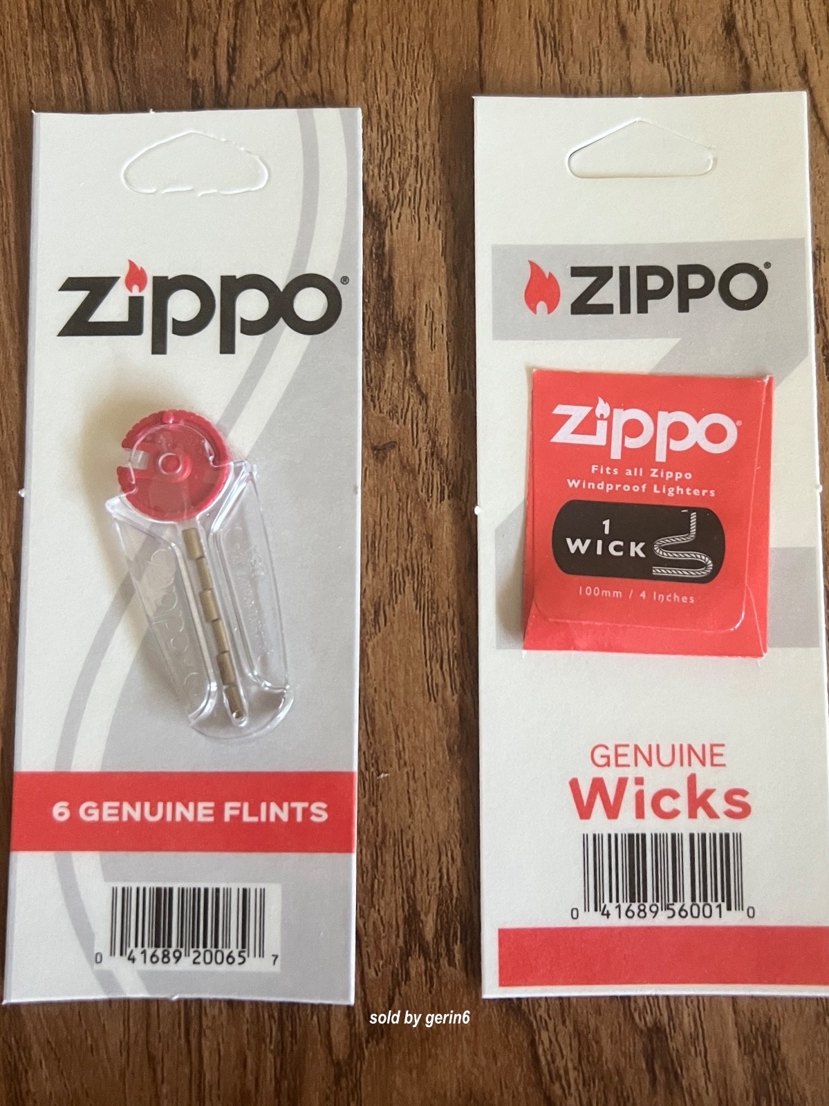 Zippo Wick & Flints with Dispenser, 2406NG & 2425, New Sealed