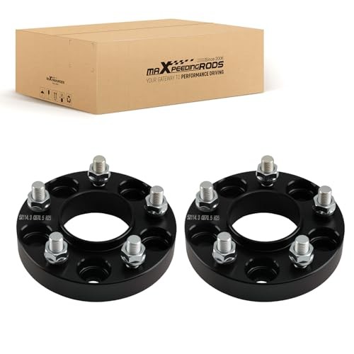 5×4.5 Wheel Spacers 1” for Ford Mustang 1994-2014, Forged 5×114.3mm for