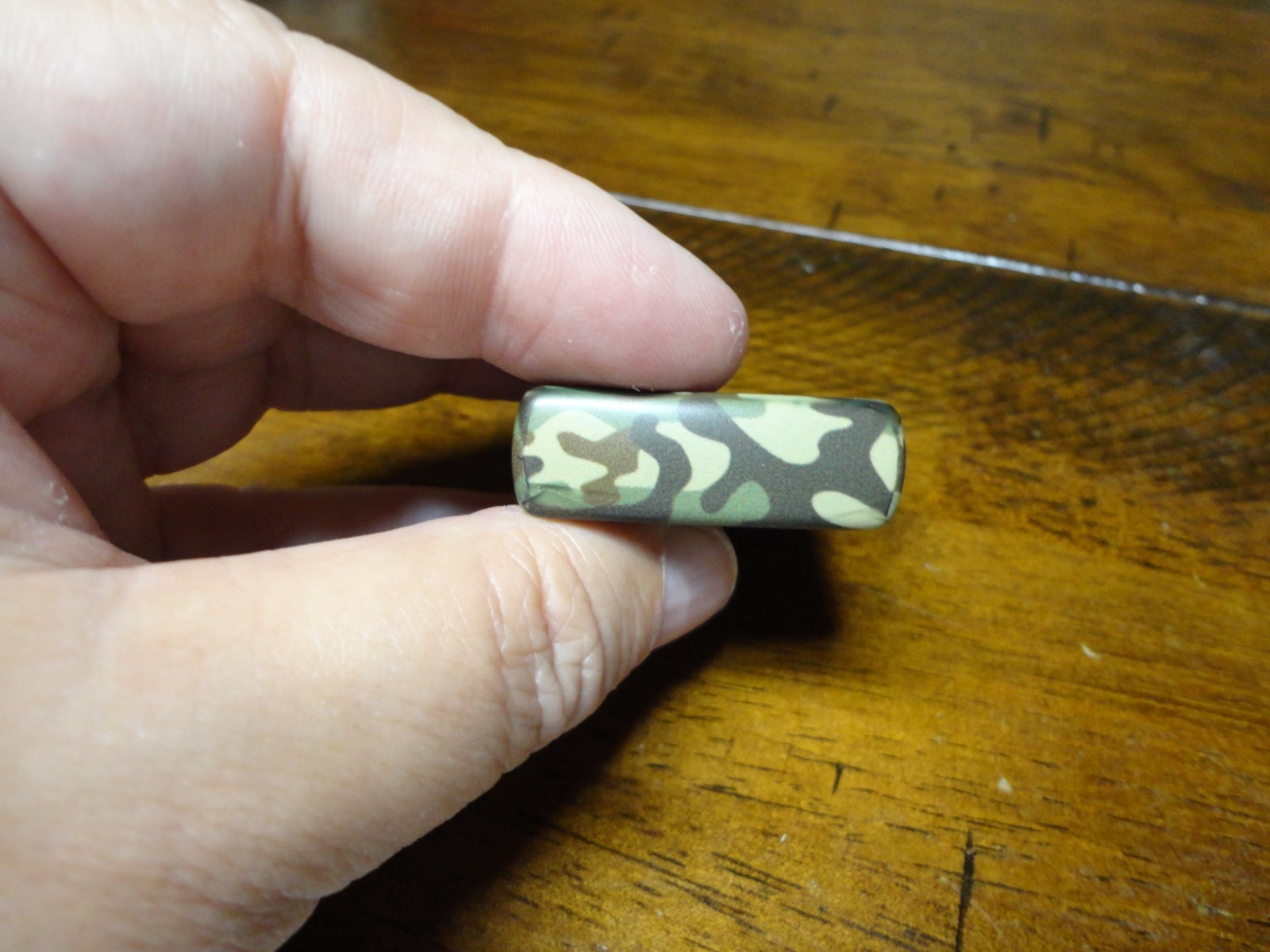 WOODLAND CAMO CAMOUFLAGE MILITARY 540 DESIGN ZIPPO LIGHTER MINT IN BOX