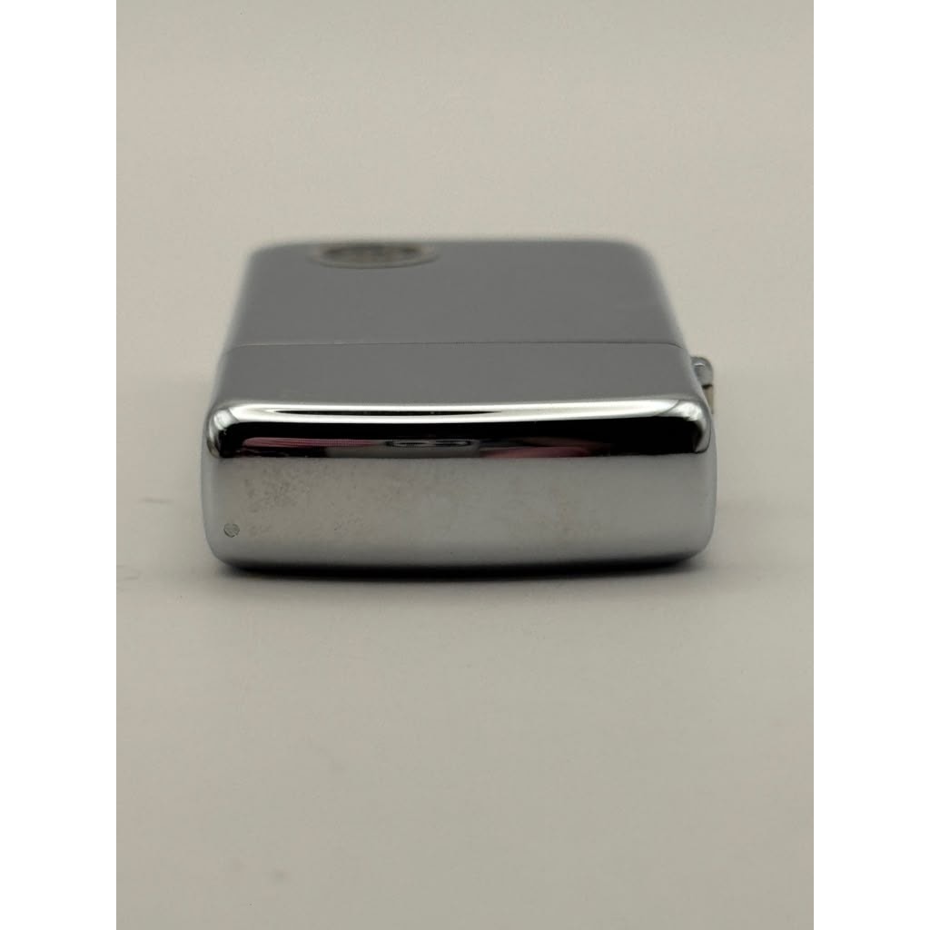 Vintage Zippo Slim No 1610 High Polish Chrome Lighter Open Box