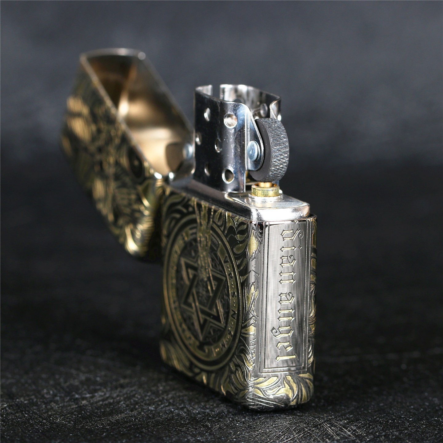 5 Sides Guardian Angel Chrome Deep Engraved Zippo Lighter Armor Collectible Gift