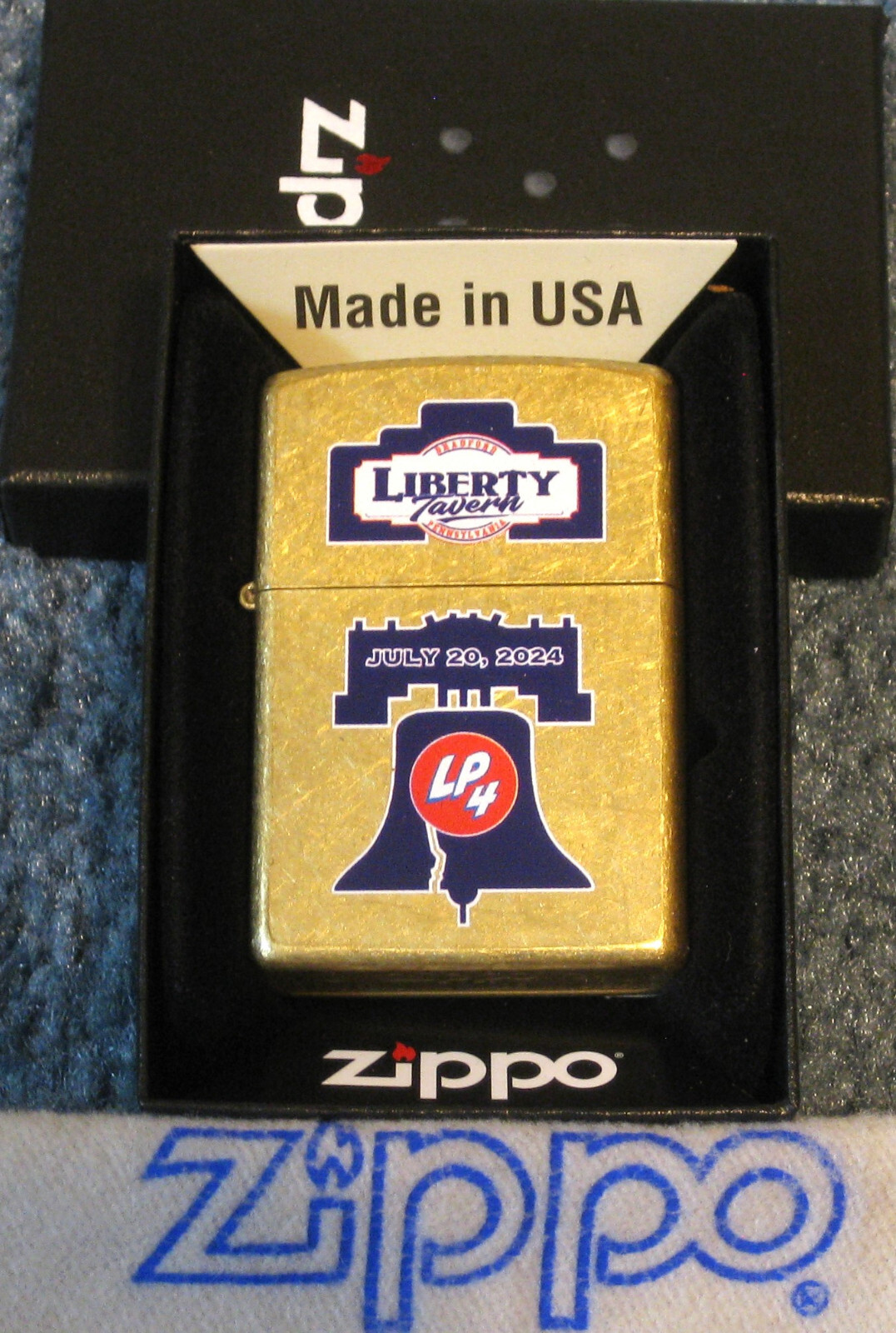 ZIPPO LIBERTY TAVERN Lighter LP4 July 2024 Sealed NEW Mint LIMITED 30/100