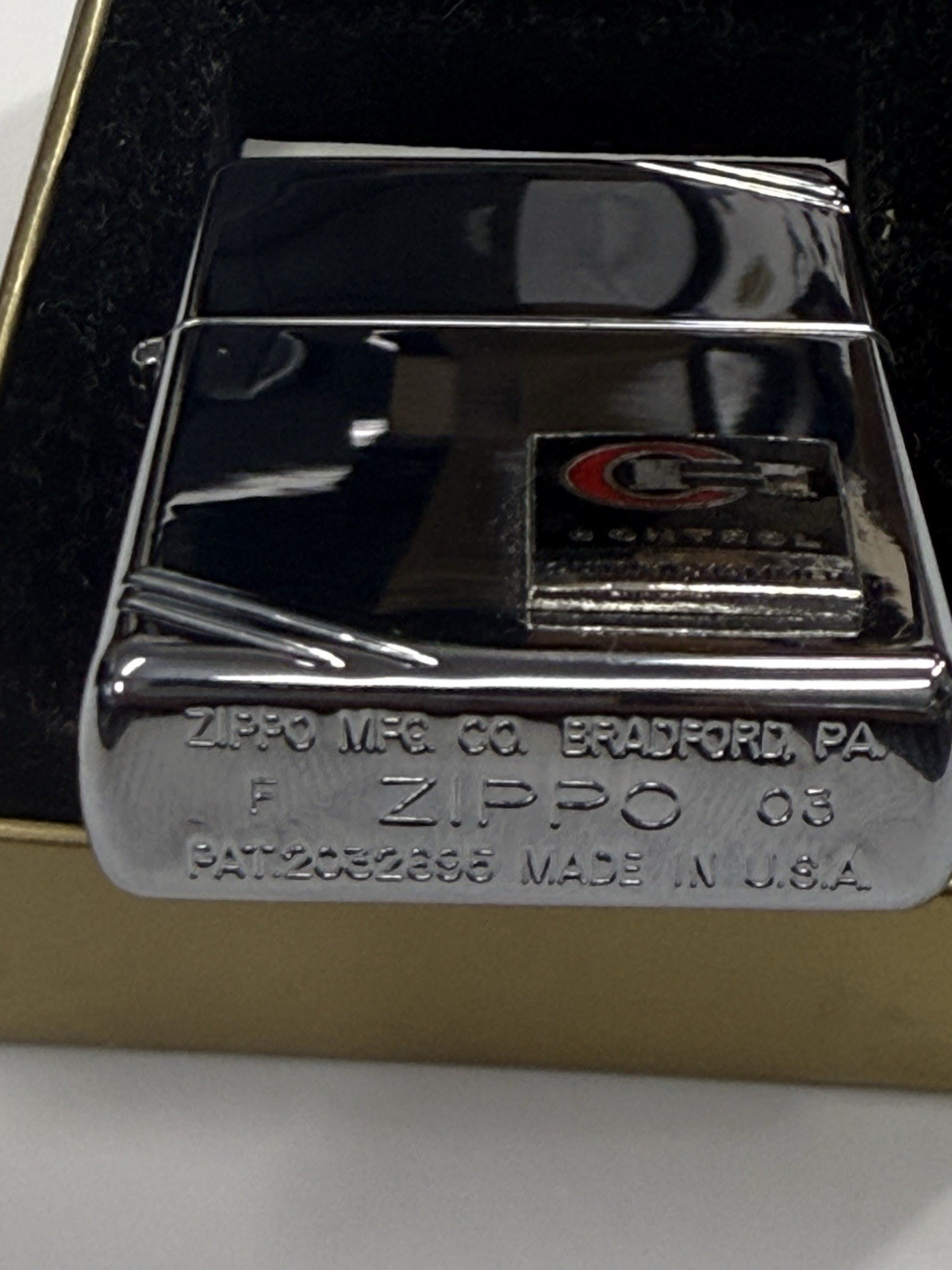 ZIPPO 2003 1937 REPLICA W/ CUTLER HAMMER EMBLEM LIGHTER UNFIRED IN BOX D640