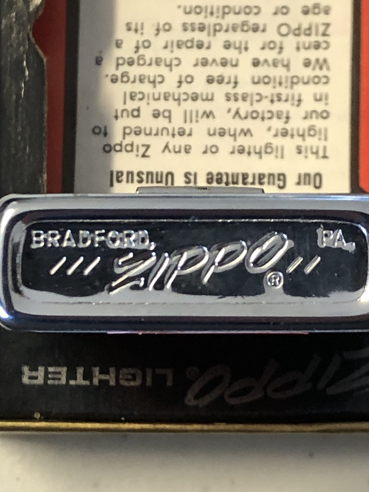 Zippo With Box Vintage 1976 Cutler Hammer Advertising Zippo Lighter