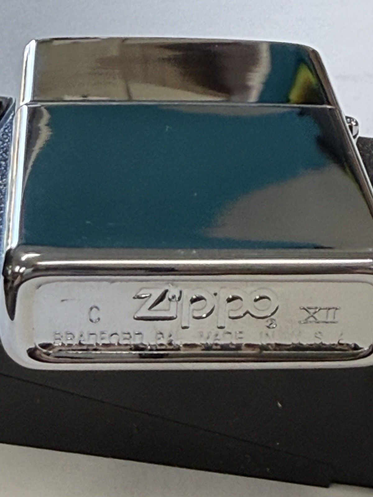 ZIPPO 1997 ACE OF SPADES POLISHED CHROME LIGHTER UNFIRED IN BOX D160