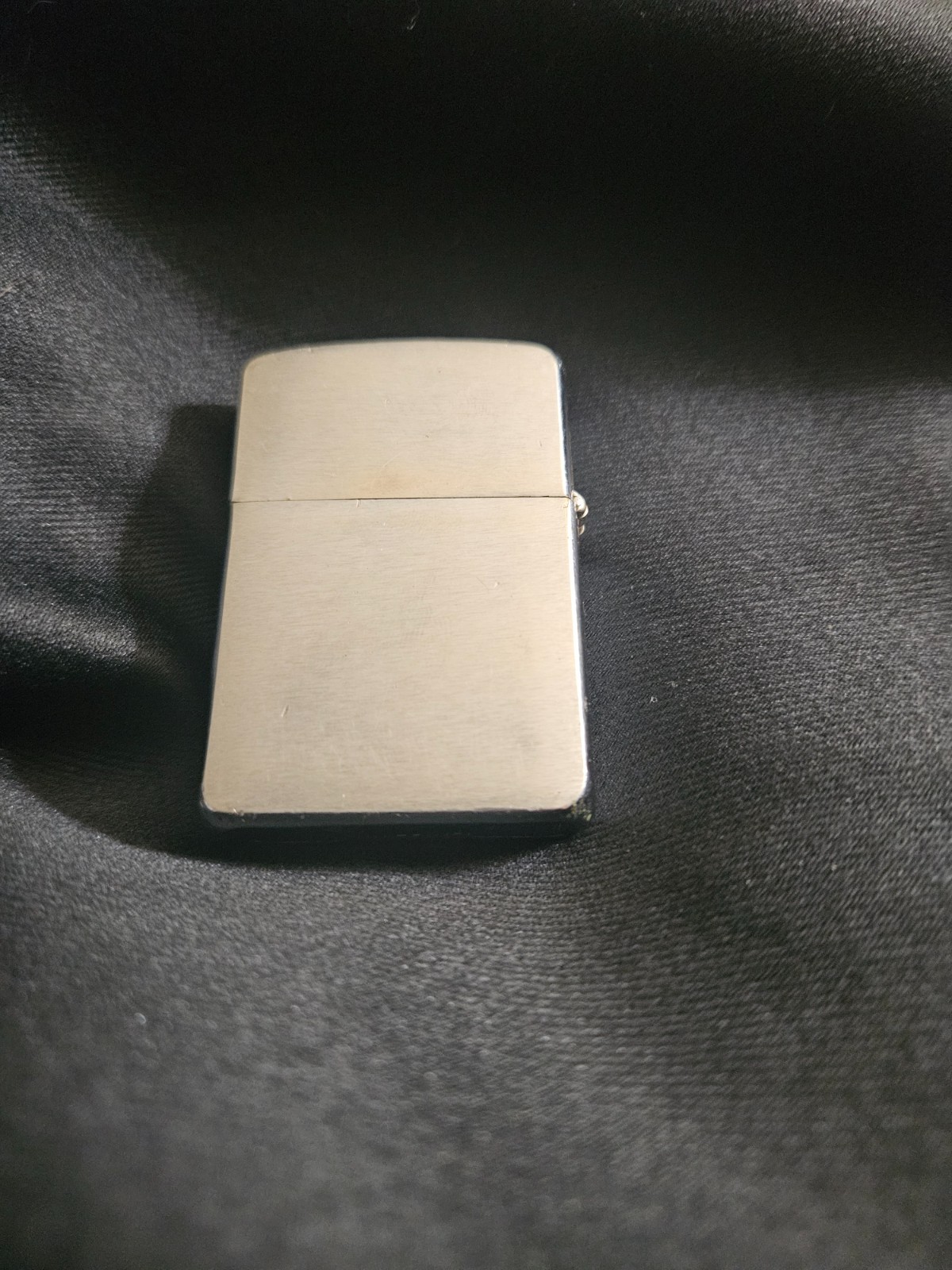 Vintage “ Western Pumps Zippo lighter – 1958 – Brushed metal finish – USED
