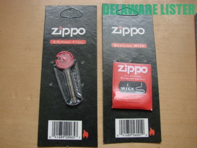 Lot 4x Packs of Genuine Zippo Lighter Replacement/Repair 4″ Wicks & 6 Flints New